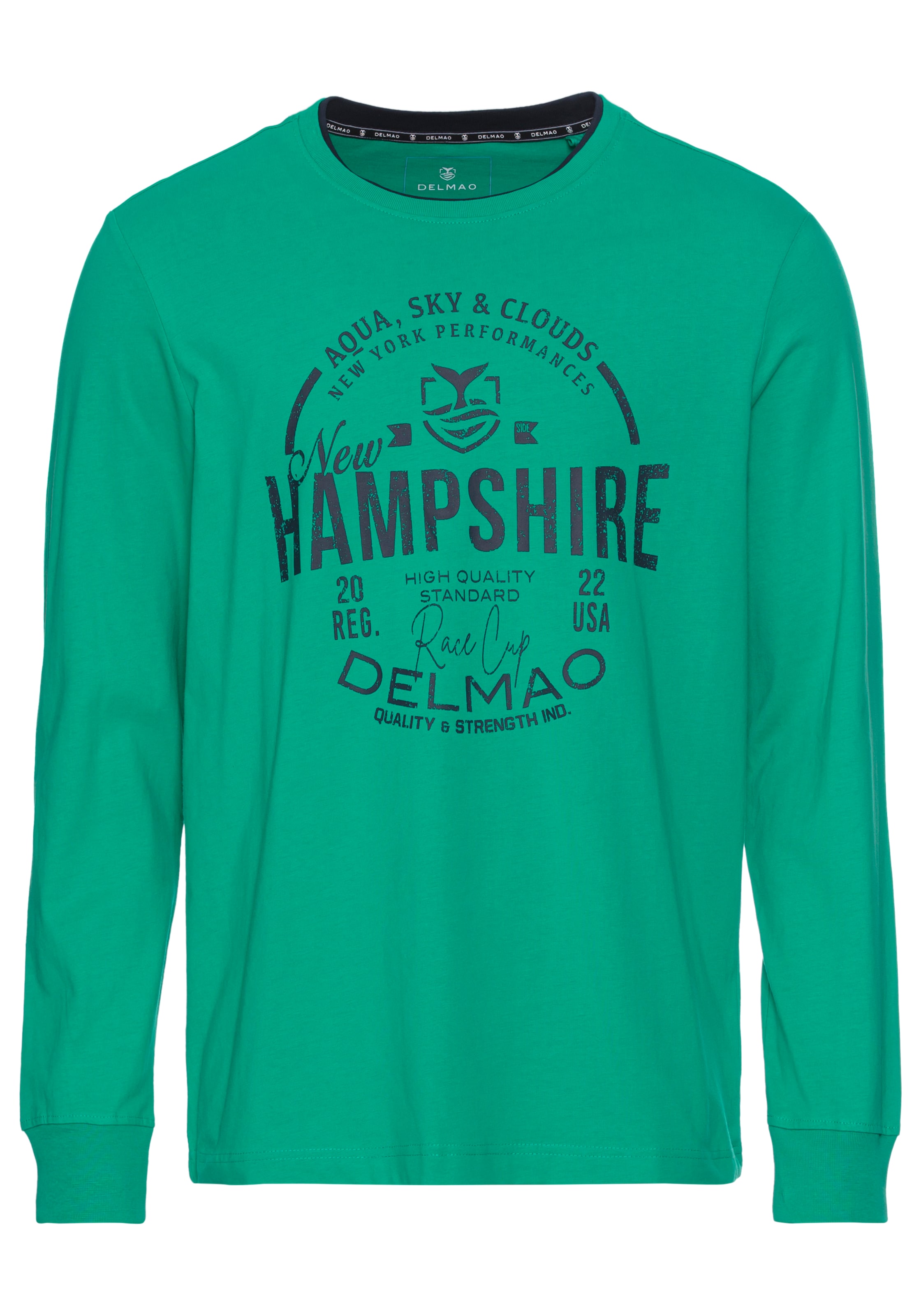 DELMAO Shirt in Green: front