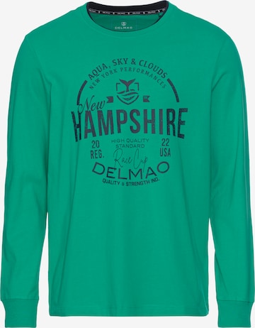 DELMAO Shirt in Grün: Vorderseite