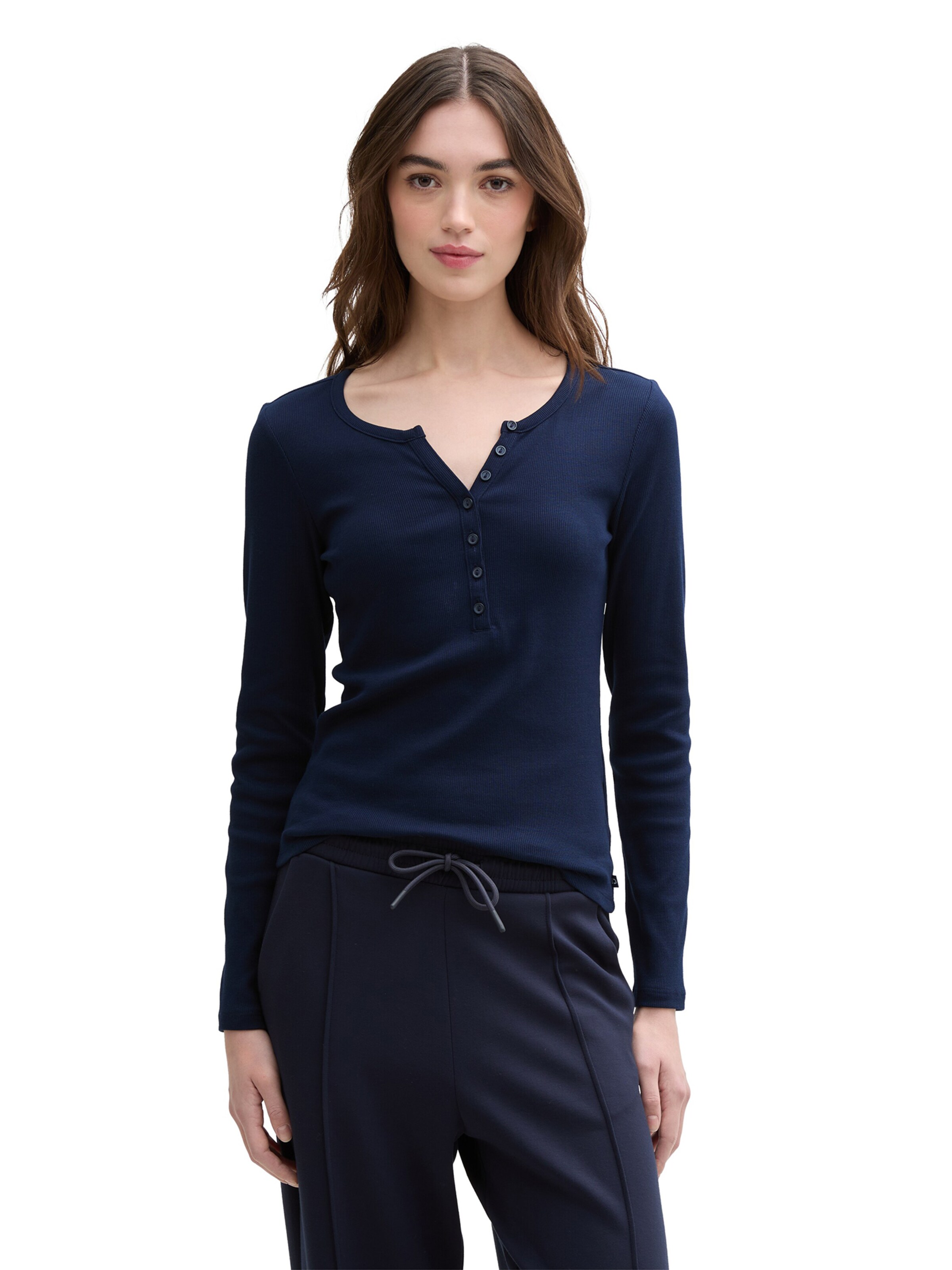 TOM TAILOR DENIM Μπλουζάκι σε μπλε: μπροστά