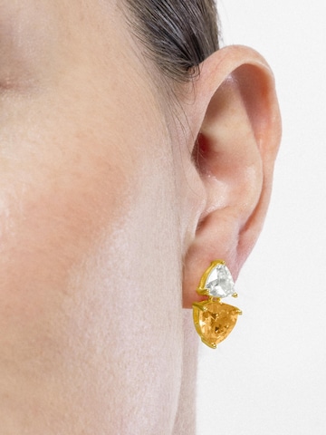 Luxenter Ohrringe 'Simtul' in Gelb