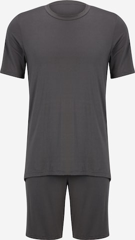 SCHIESSER Pyžamo krátké – šedá: přední strana