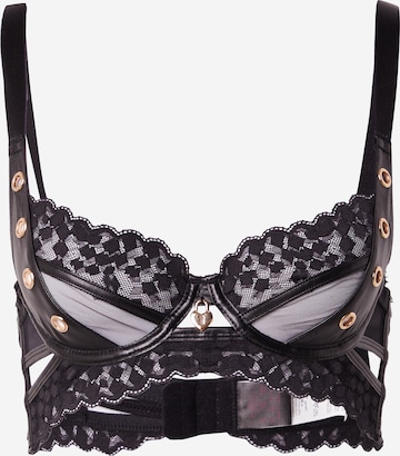 T-shirt Reggiseno 'Desire' di Hunkemöller in nero: frontale