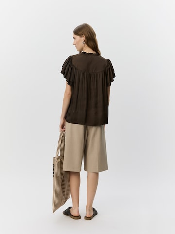 Sofie Schnoor - Blusa 'LALILA' en marrón