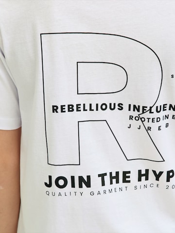 JJ Rebel Тениска 'JREBzaki' в бяло