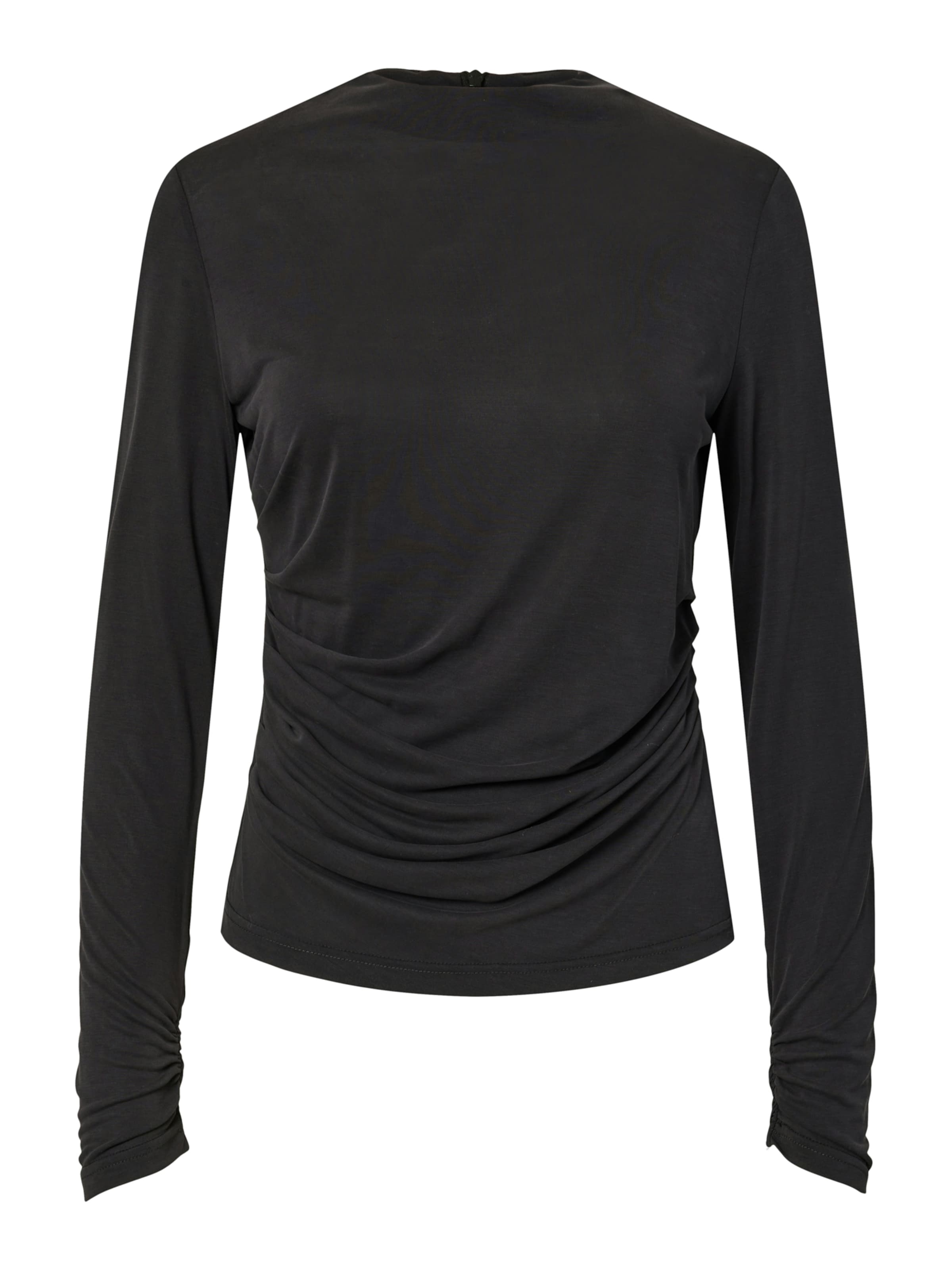 YAS Tričko 'YASLYSA' - Čierna: predná strana