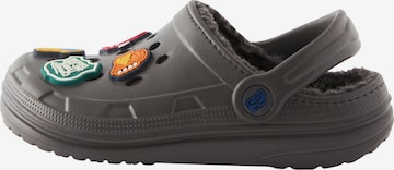 Next Slipper in Grey: front