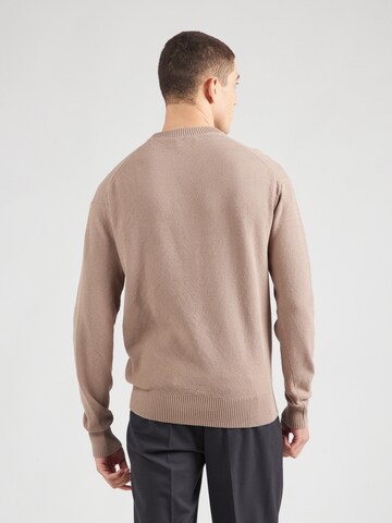 Calvin Klein Jeans Sweter w kolorze brązowy