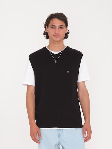 Volcom Sweater Vest 'Nebulords' in Black: front