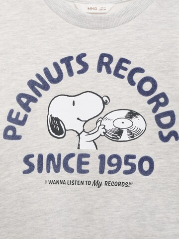 MANGO KIDS Sweatshirt 'SRECORD' in Grau