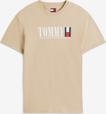 Tommy Jeans Koszulka w kolorze zielony: przód