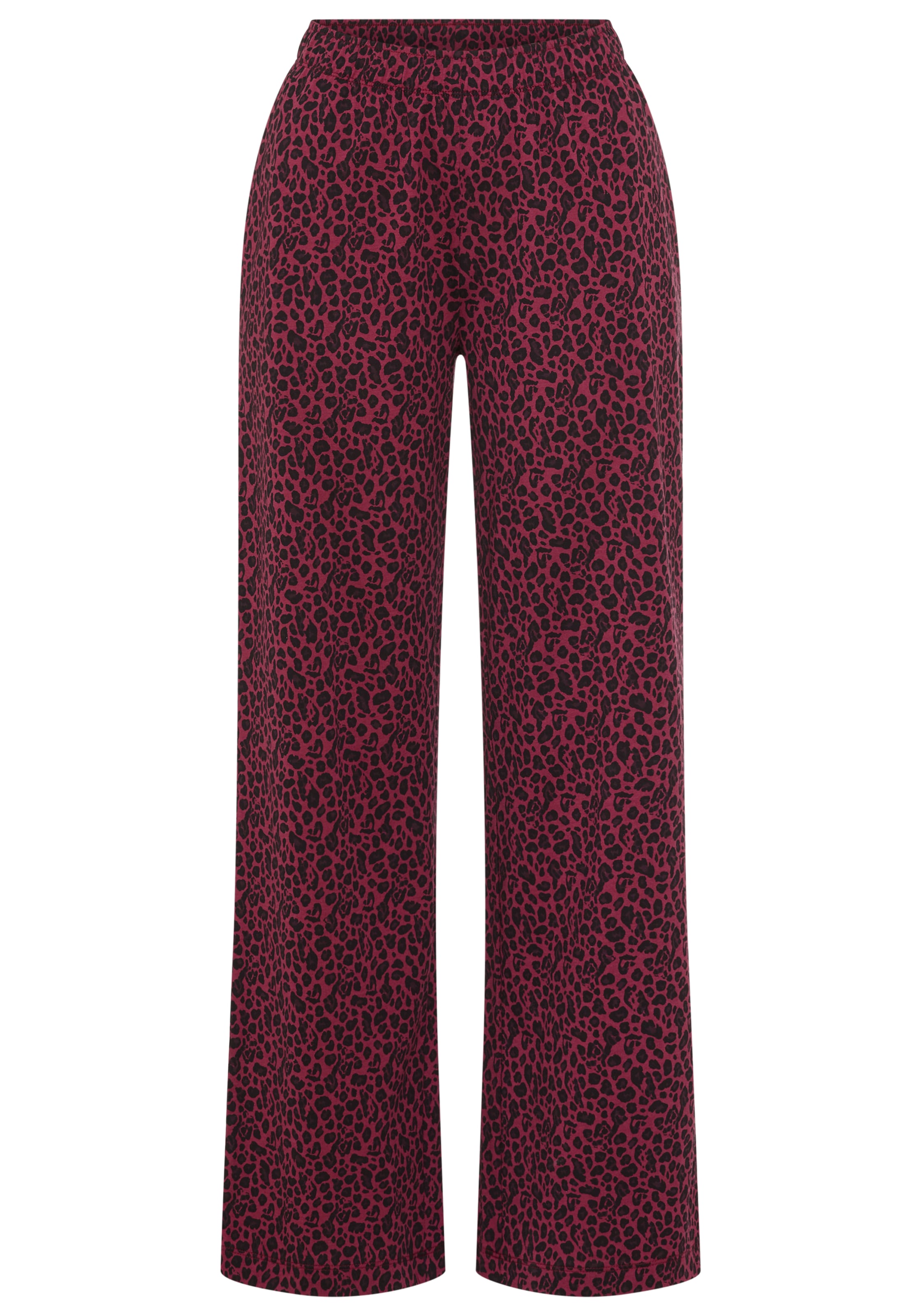 Pantaloncini da pigiama di s.Oliver in rosso: frontale