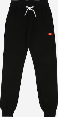 ELLESSE Tapered Trousers 'Colino' in Black: front