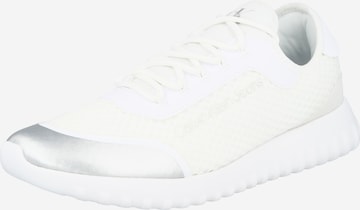 Calvin Klein Jeans - Zapatillas deportivas bajas en blanco: frente