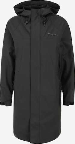 Kapten & Son Between-Seasons Coat in Black: front