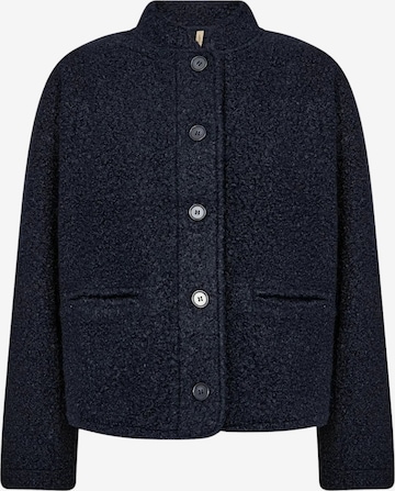 Soyaconcept Přechodná bunda 'SHAIMA' – modrá: přední strana