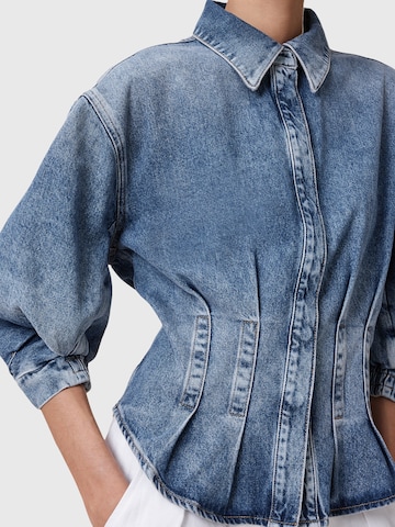 AllSaints Bluse 'NANCY' i blå