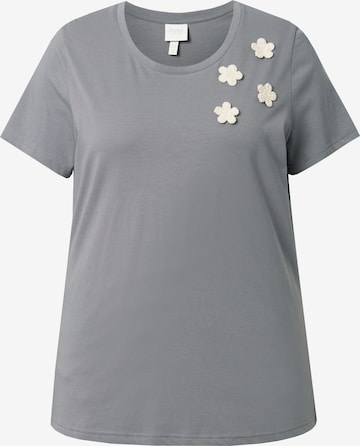 Ulla Popken Shirt in Grey: front