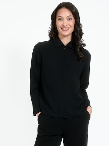 Jascha Stockholm Bluse 'Saskia' in Schwarz: Vorderseite