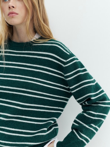 Pull&Bear Pulóver - zöld