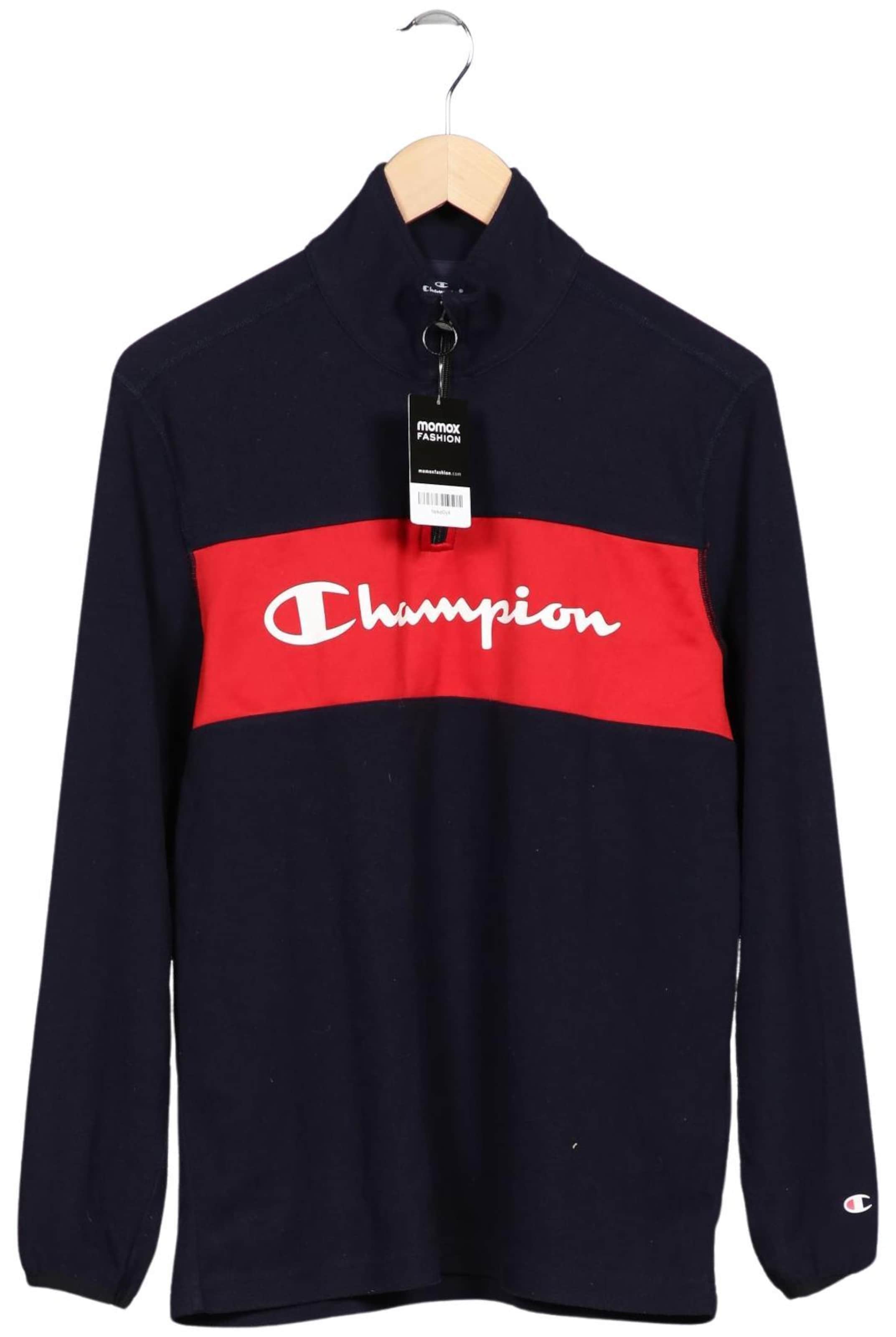 Champion Authentic Athletic Apparel Sweatshirt & Zip-Up Hoodie in M in Blue: front