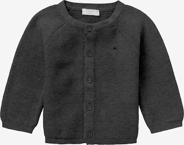 Noppies Strickjacke 'Naga' (GOTS) in Grau: Vorderseite