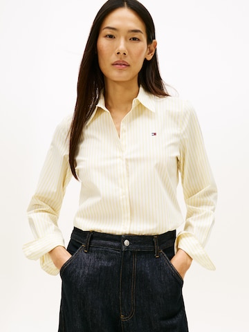 TOMMY HILFIGER Blouse 'Ess' in Yellow: front