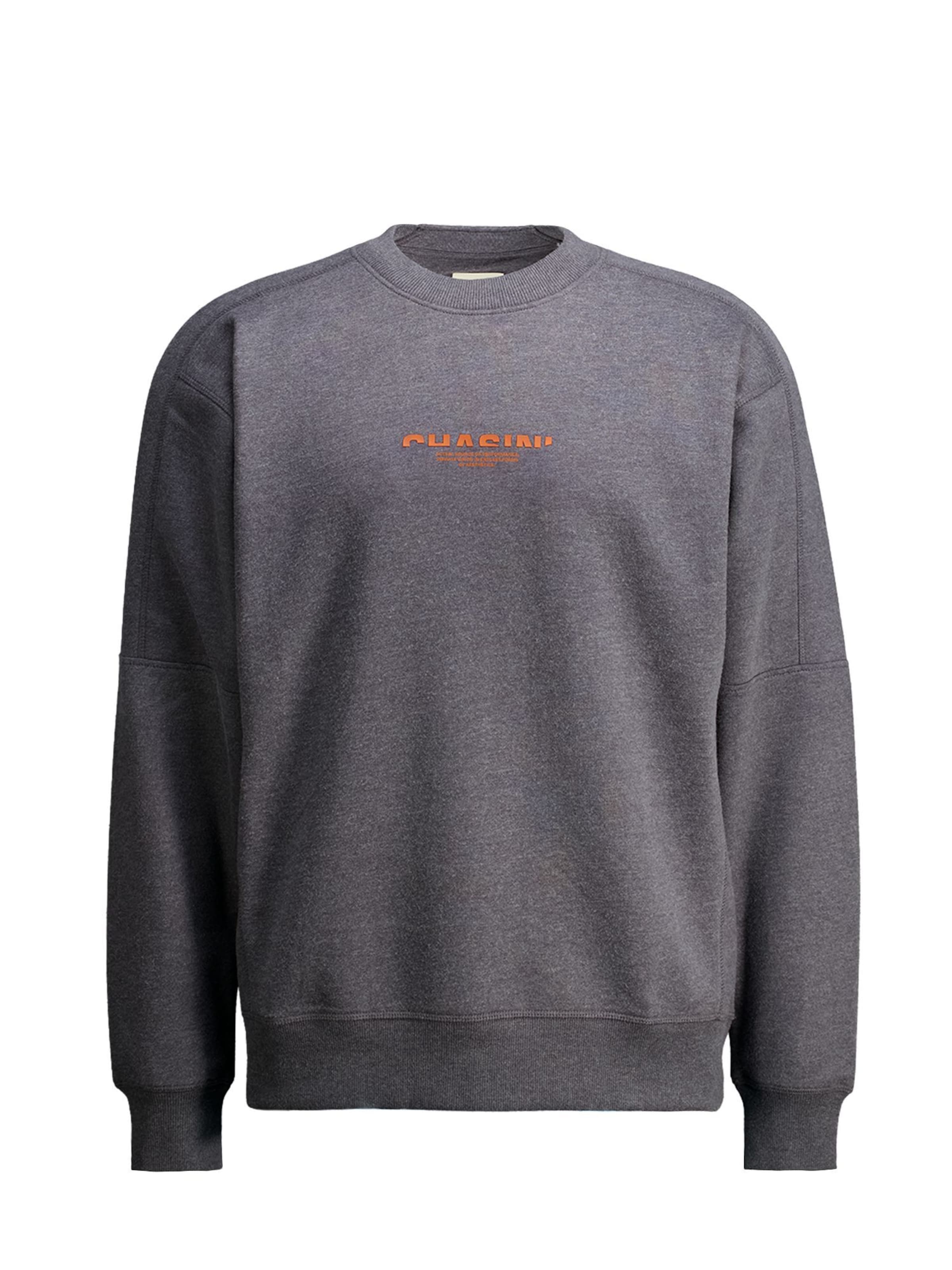 Sweat-shirt 'Ido' CHASIN' en gris : devant