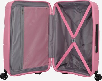 American Tourister Trolley in Roze