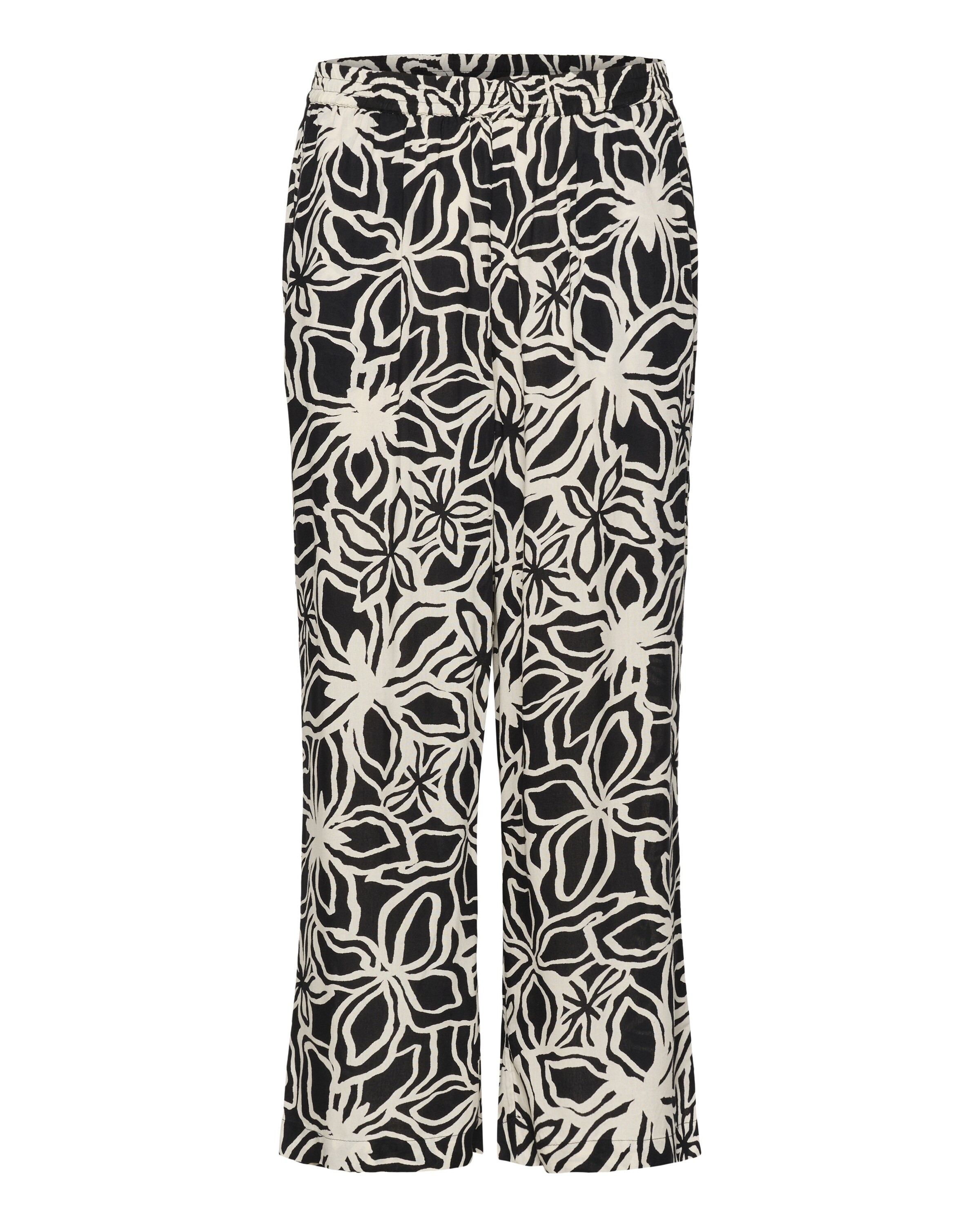 Kaffe Loosefit Παντελόνι 'Sanne' σε μαύρο: μπροστά