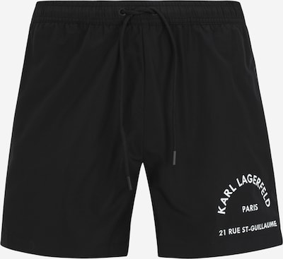 Karl Lagerfeld Peldšorti, krāsa - melns / balts, Preces skats