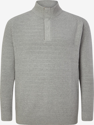 s.Oliver Men Big Sizes Sweater in Grey: front