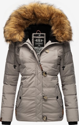 NAVAHOO Зимняя куртка 'Zoja' в Серый: спереди