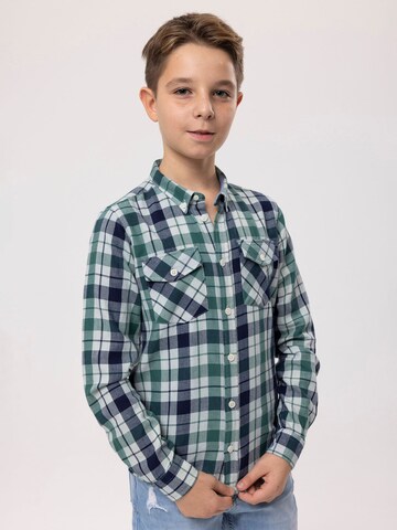 By Diess Collection Regular fit Overhemd in Groen: voorkant