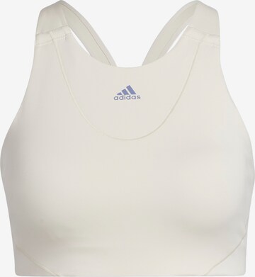 ADIDAS SPORTSWEAR Bralette Sports Bra in White: front