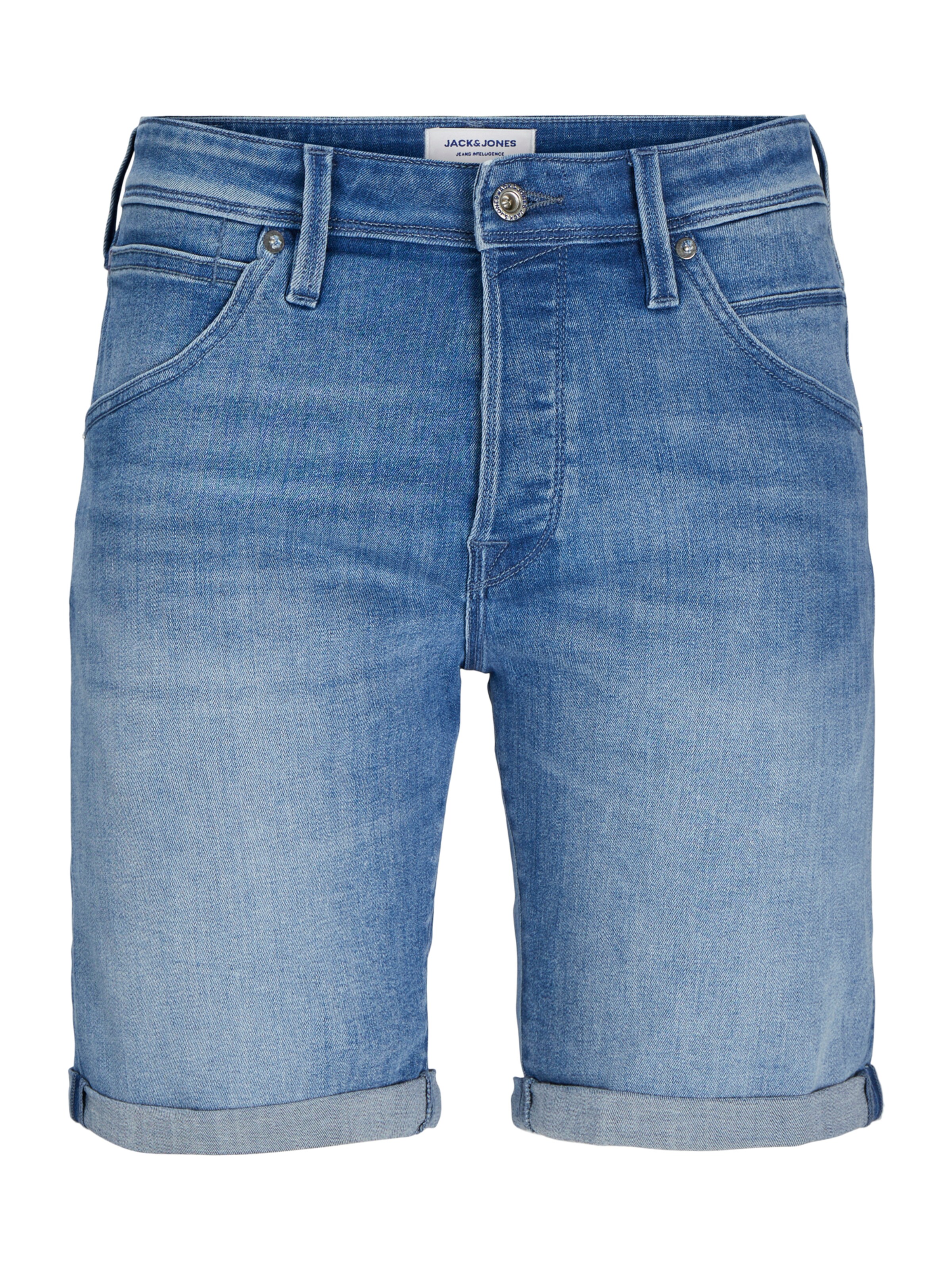 JACK & JONES Slimfit Farkut 'JWHRICK JJFOX' värissä sininen: etupuoli