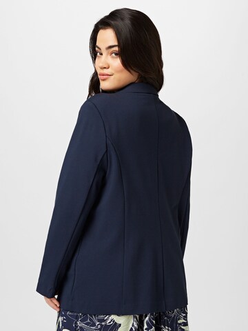 Fransa Curve Blazer in Blau