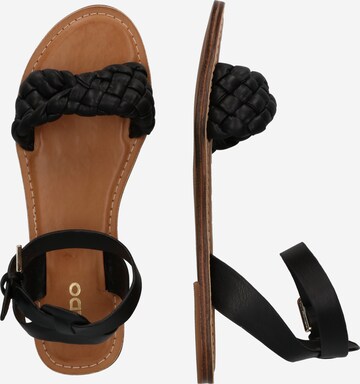 ALDO Páskové sandály 'Tressa' – černá