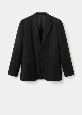 MANGO MAN Slim Fit Blazer 'Sakko Amalfi' in Schwarz