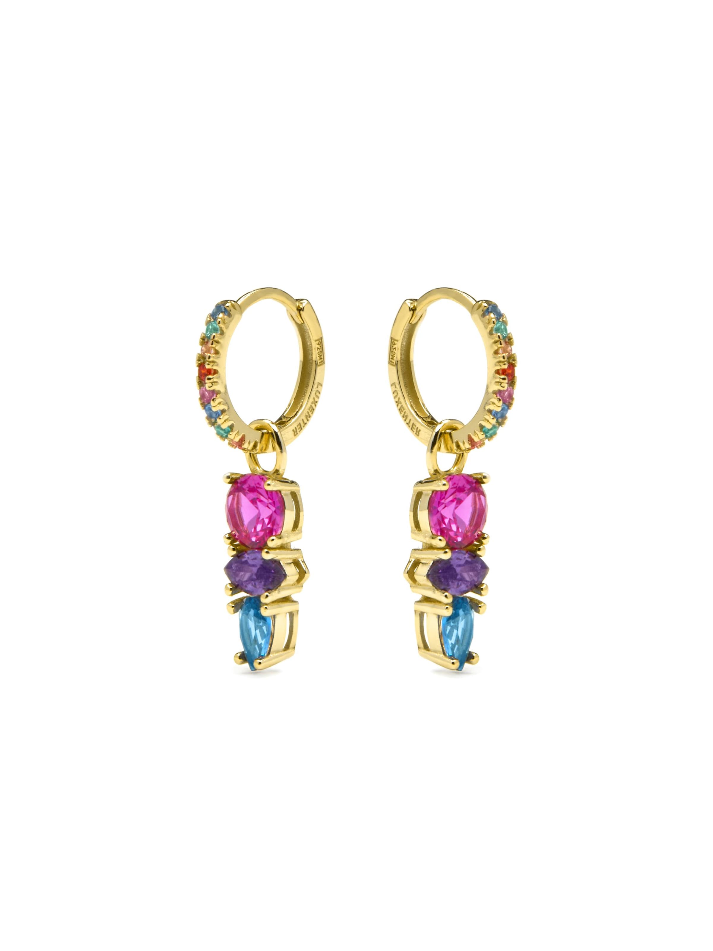 Luxenter - Pendientes 'Ledrak' en oro