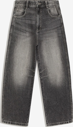 Bershka Jeans 'BLOQ' in 34 in grau / weiß, Produktansicht