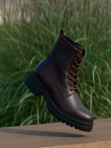Bottines à lacets GEOX en marron