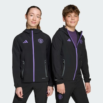Veste de sport 'Manchester United Tiro 25 Competition' ADIDAS PERFORMANCE en noir : devant