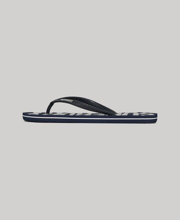 Tongs Superdry en bleu