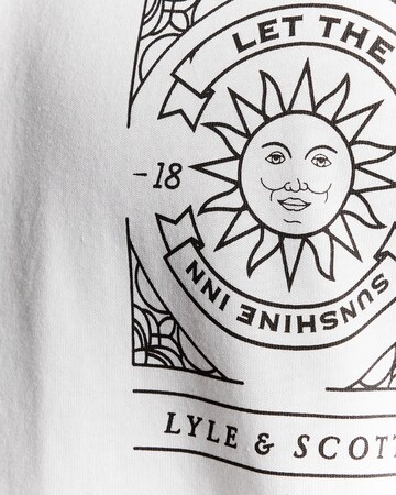 Lyle & Scott Shirt ' Sunshine Inn' in Wit