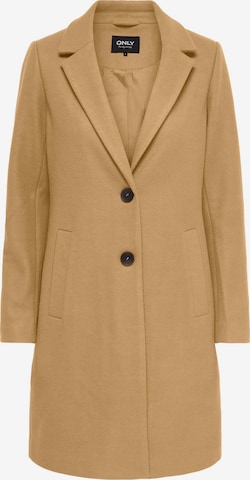 ONLY Between-Seasons Coat 'Carmen' in Brown: front