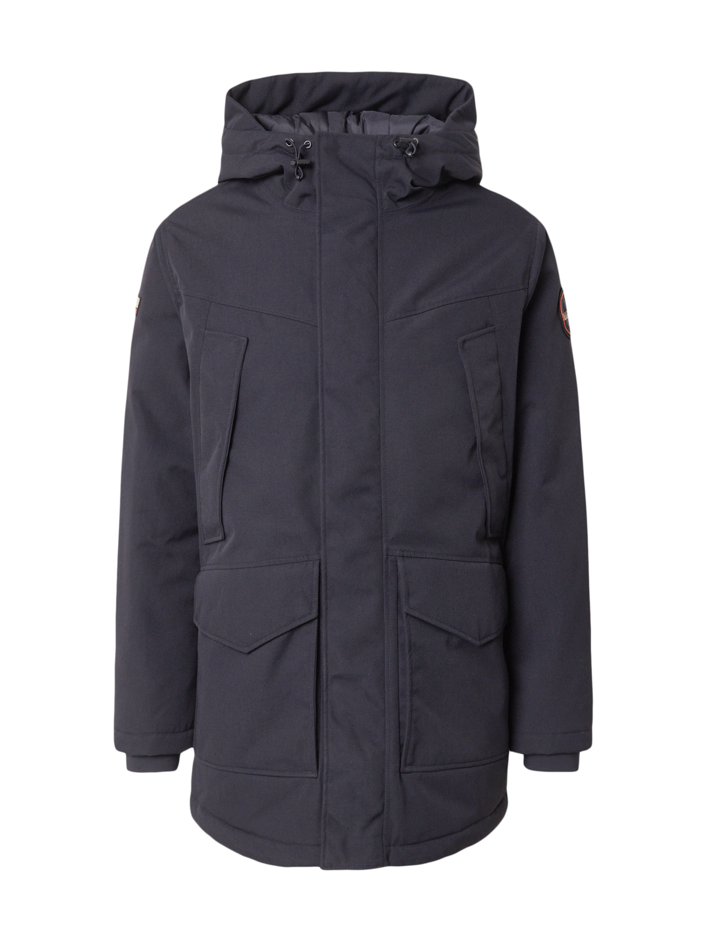 NAPAPIJRI Демисезонная куртка 'AYERS' в Черный: спереди