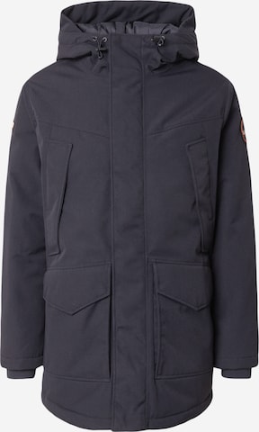 melns NAPAPIJRI Starpsezonu jaka 'AYERS': no priekšpuses