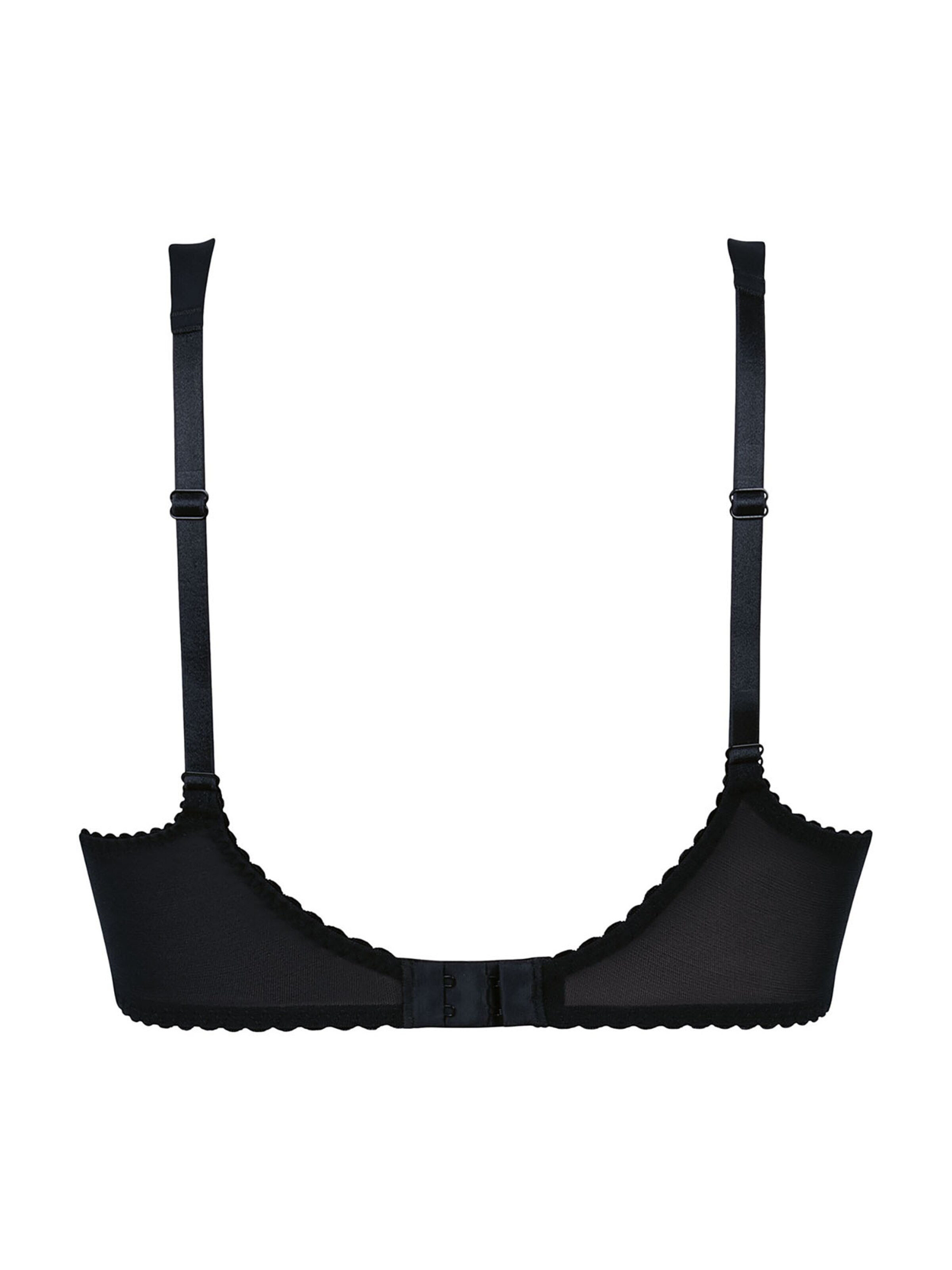 ROSA FAIA T-shirt Bra 'Sita' in Black