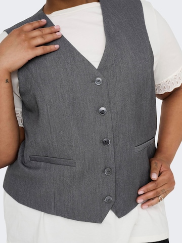 Gilet de costume ONLY Carmakoma en gris
