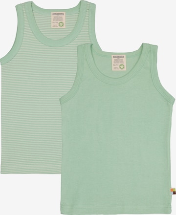 loud + proud Unterhemd in Grün: Vorderseite